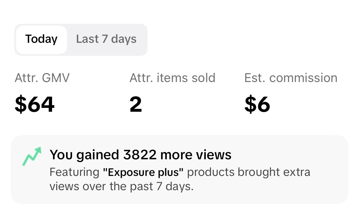 Earnings screenshot shared by Trish